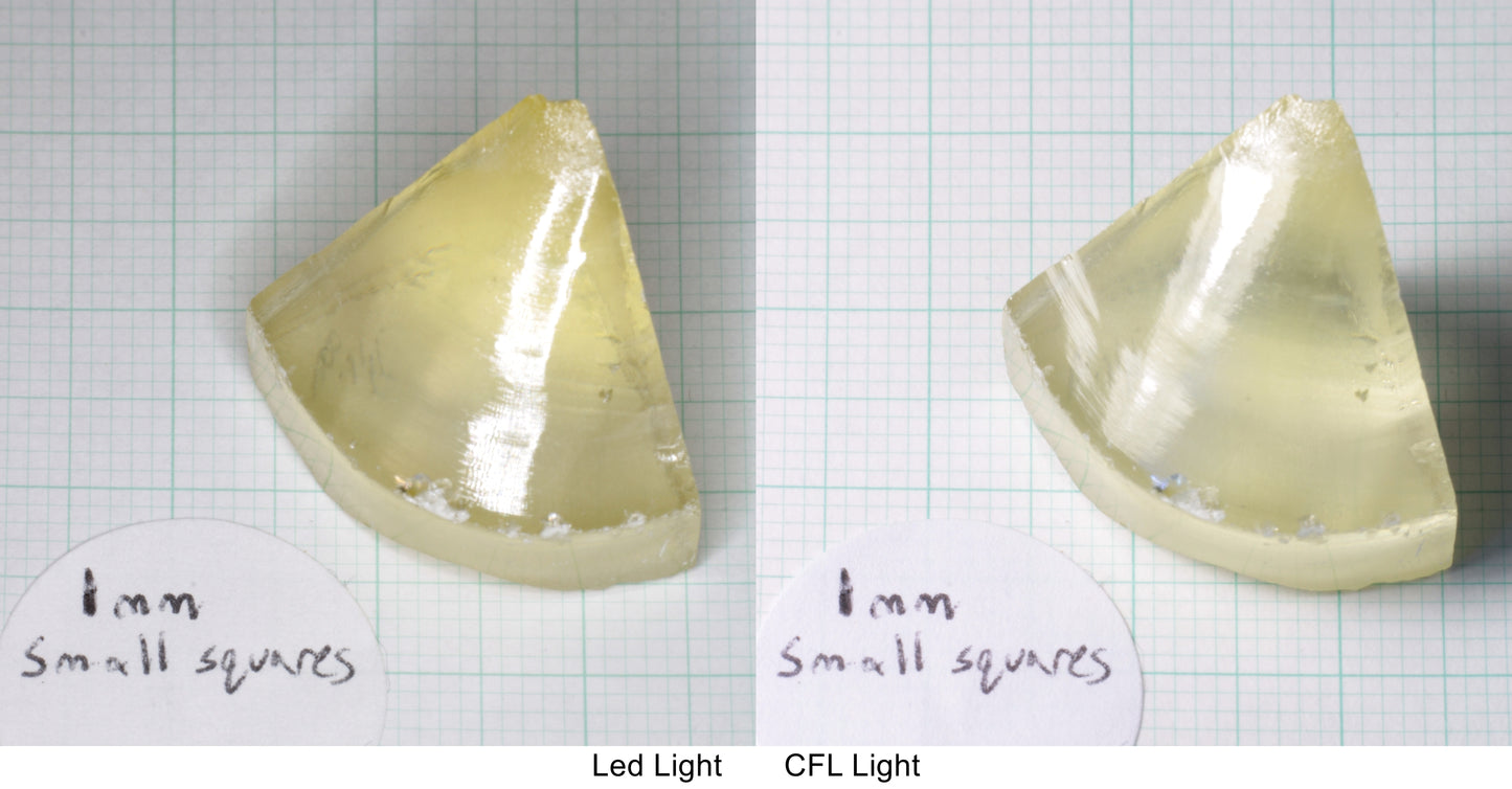 Lab Wakefieldite Facet Rough and Specimens aka Yttrium Orthovanadate Nd:YVo4