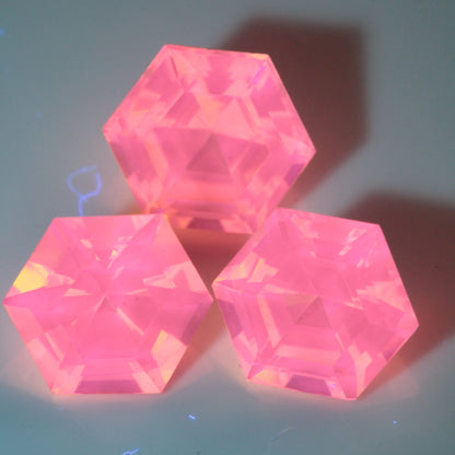 Golden Laser Garnet Faceted Stones, Ce+Nd YAG