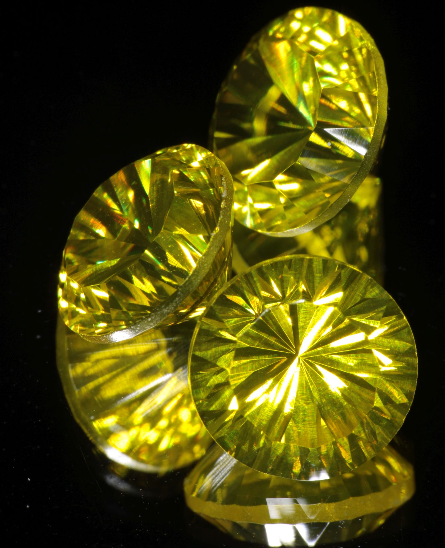 Calibrated Fantasy Cut Laser Garnets, Neodymium and Cerium YAG