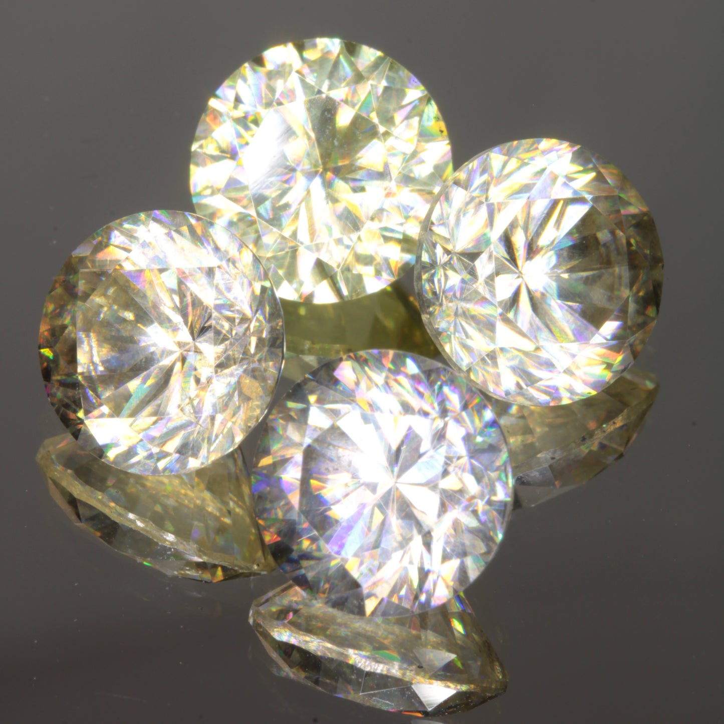 Lab Wakefieldite Calibrated Loose Gems aka Yttrium Orthovanadate Nd:YVo4