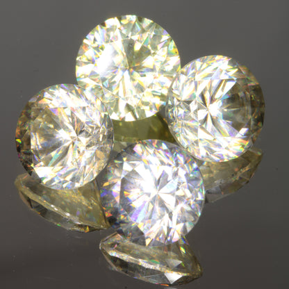 Lab Wakefieldite Calibrated Loose Gems aka Yttrium Orthovanadate Nd:YVo4