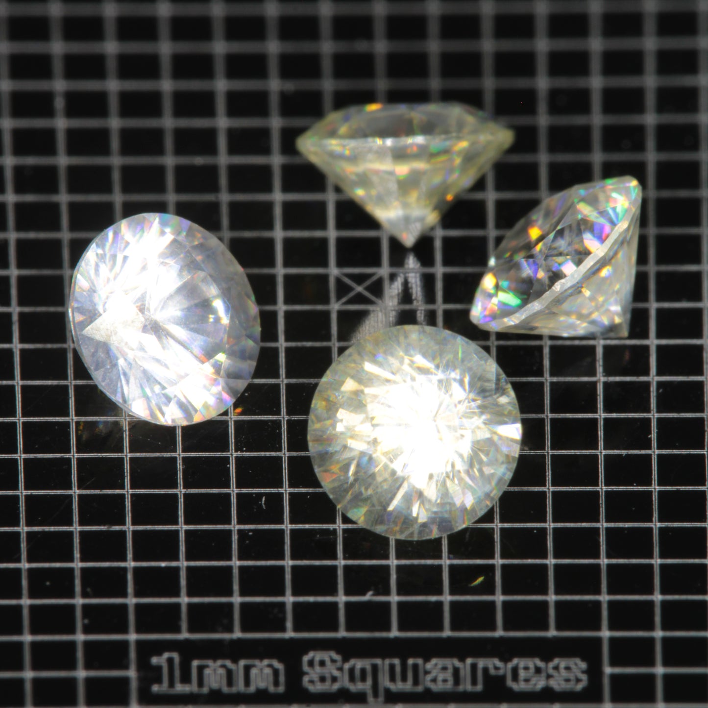 Lab Wakefieldite Calibrated Loose Gems aka Yttrium Orthovanadate Nd:YVo4