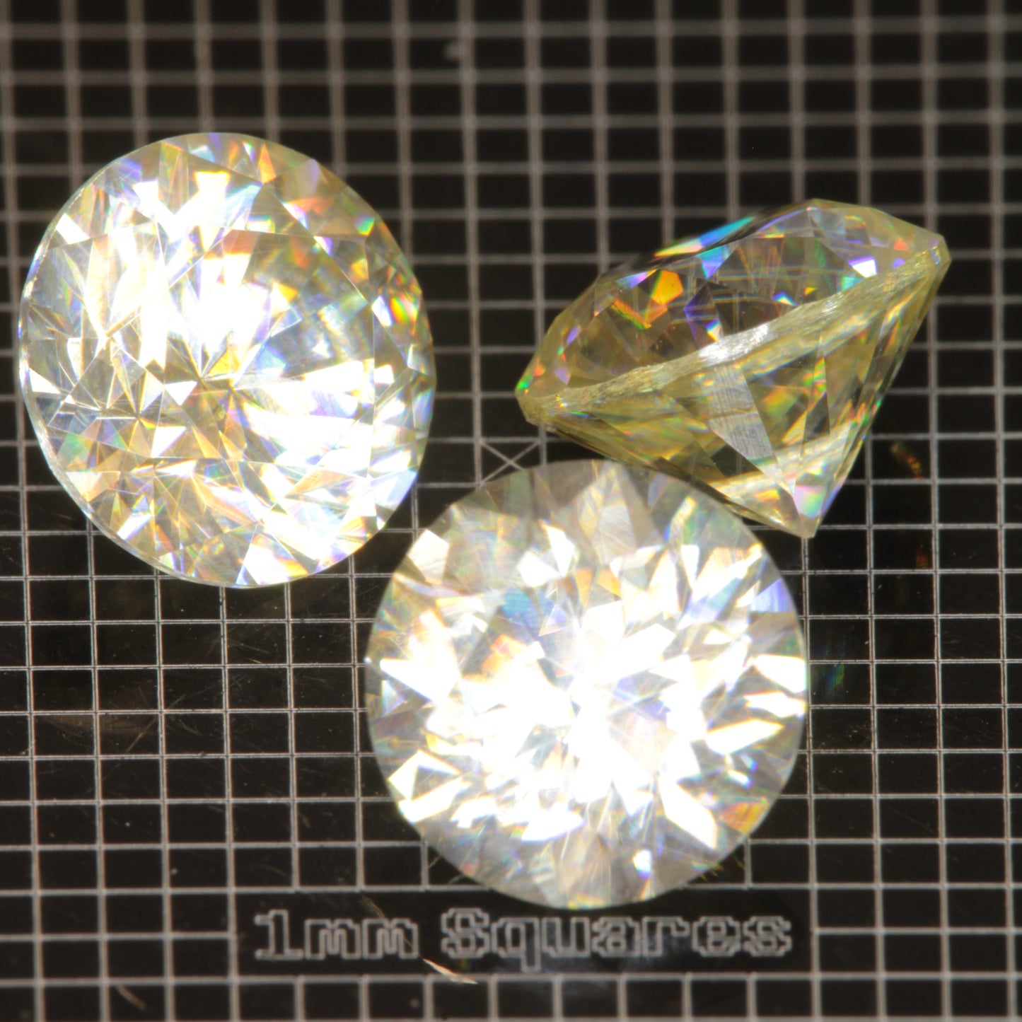 Lab Wakefieldite Calibrated Loose Gems aka Yttrium Orthovanadate Nd:YVo4