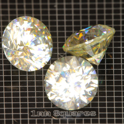 Lab Wakefieldite Calibrated Loose Gems aka Yttrium Orthovanadate Nd:YVo4