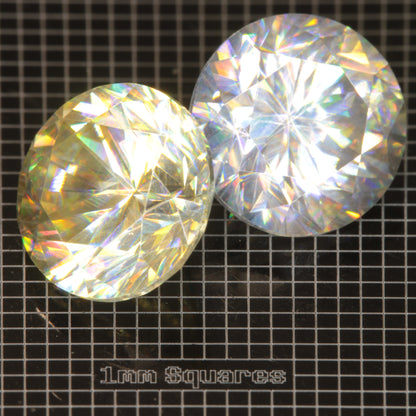 Lab Wakefieldite Calibrated Loose Gems aka Yttrium Orthovanadate Nd:YVo4