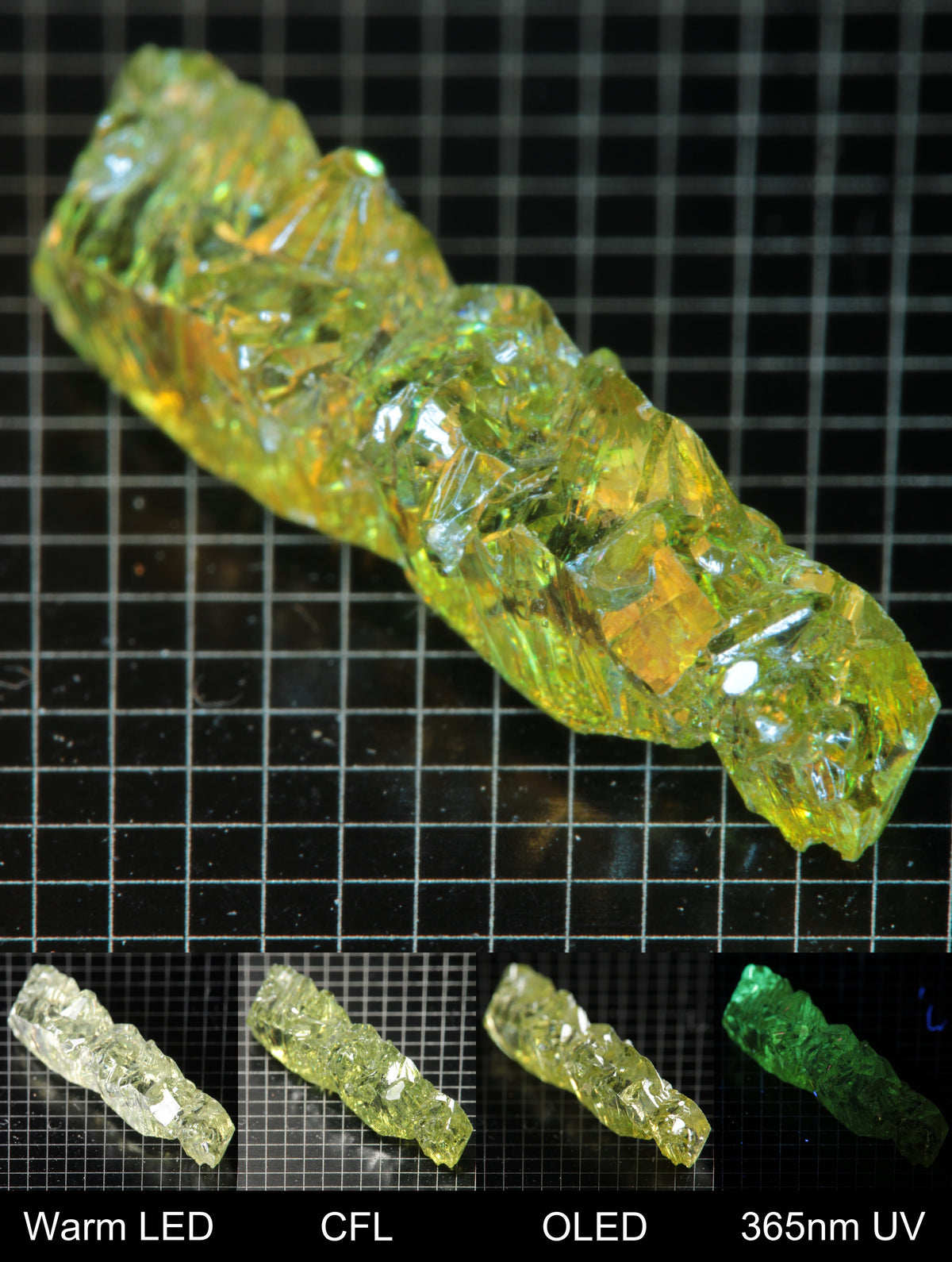 Smokestack Zincite Green Cluster Gem Specimen