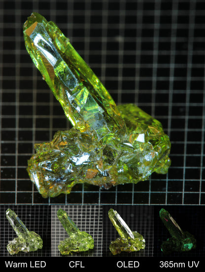 Smokestack Zincite Large Green Crystal Gem Specimen