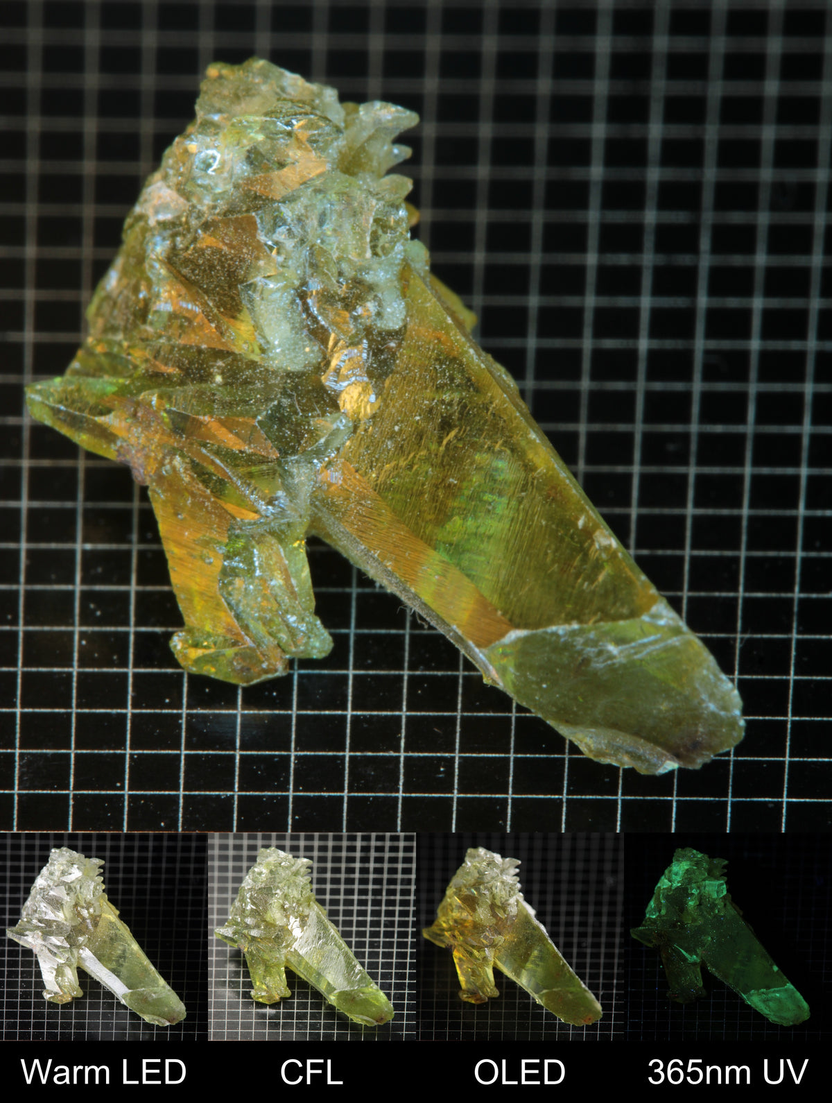 Smokestack Zincite Large Green Crystal Gem Specimen
