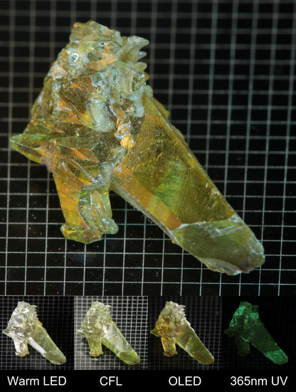 Smokestack Zincite Large Green Crystal Gem Specimen