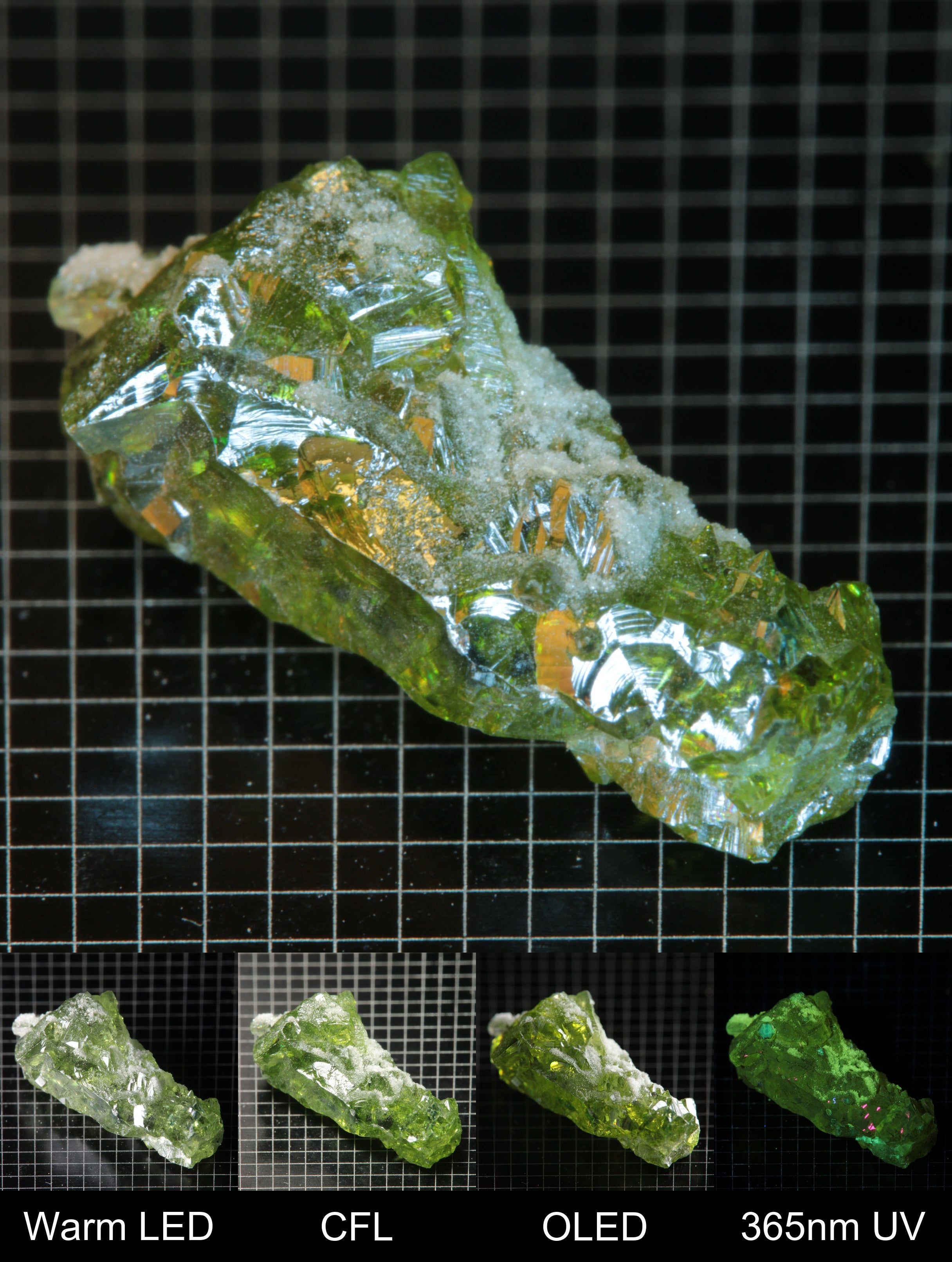 Smokestack Zincite Green Cluster Gem Specimen