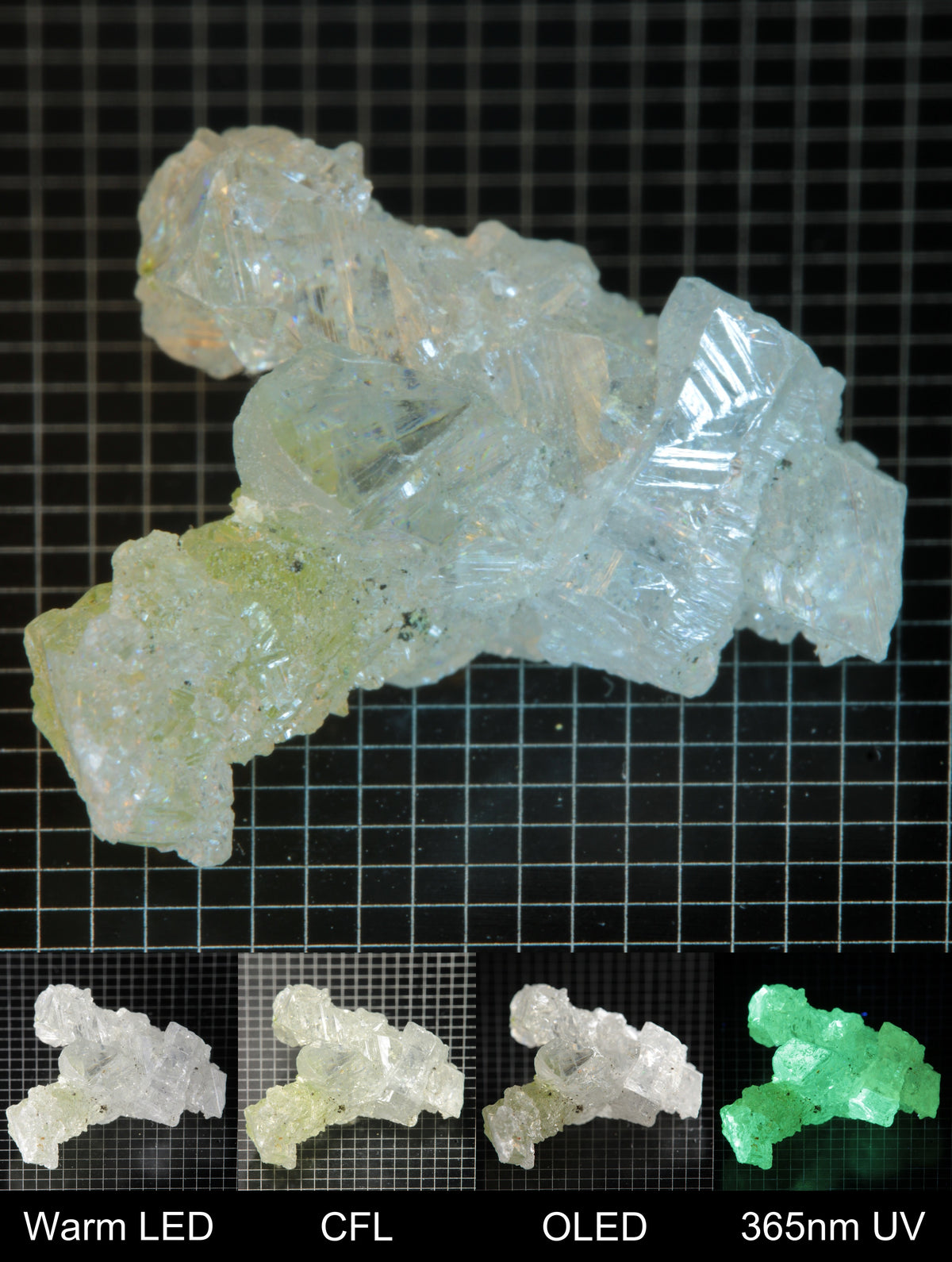 Smokestack Zincite White Cluster Gem Specimen