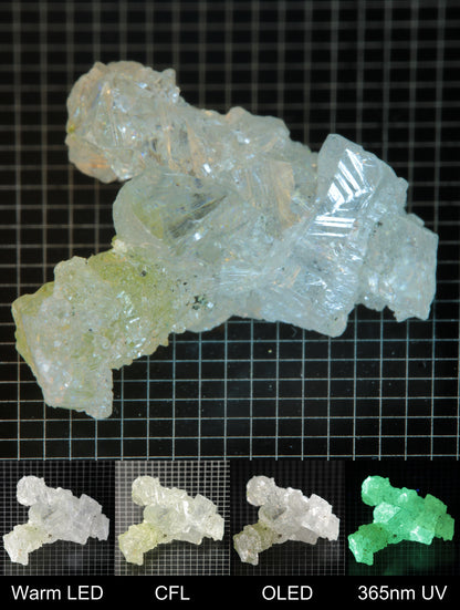Smokestack Zincite White Cluster Gem Specimen