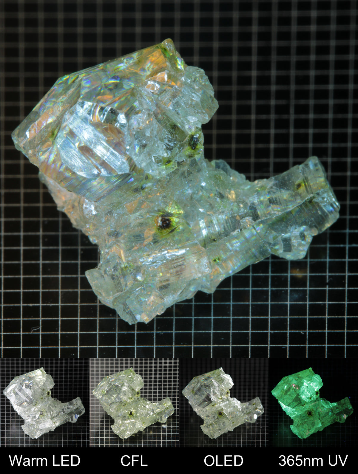 Smokestack Zincite White Cluster Gem Specimen