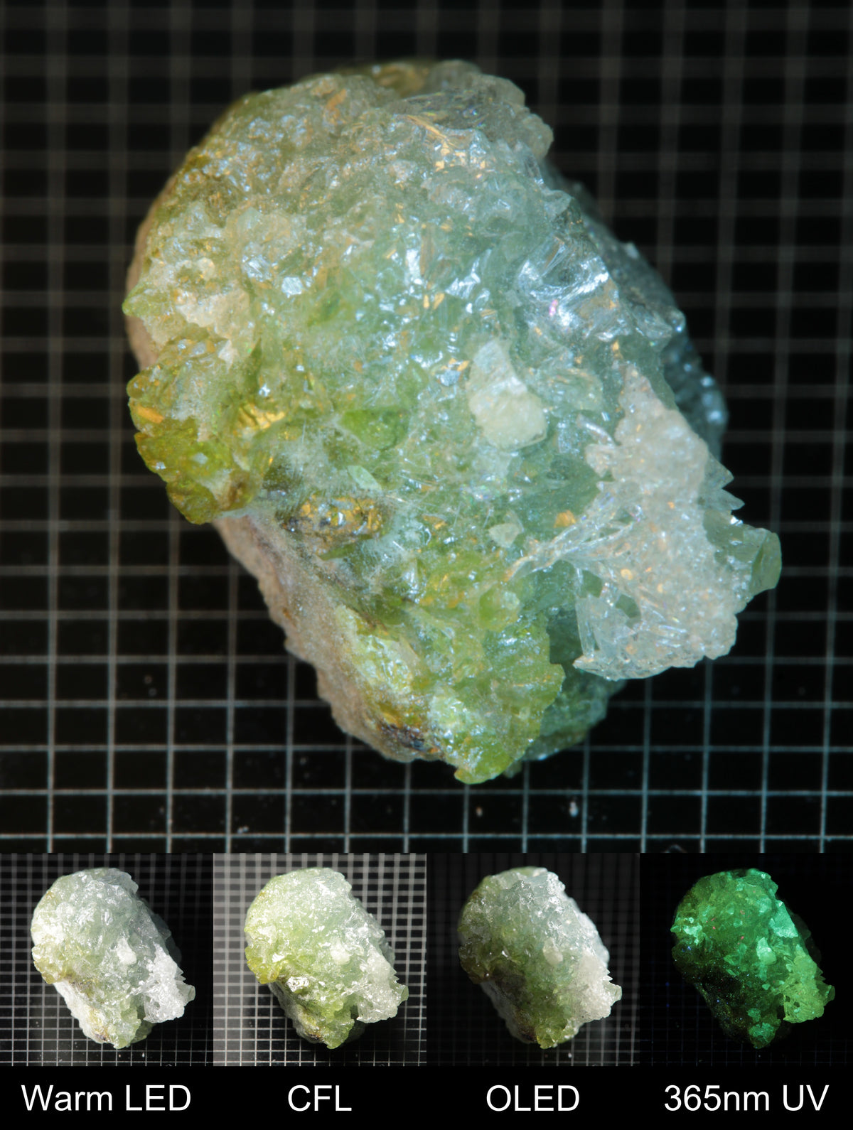 Smokestack Zincite White Cluster Gem Specimen