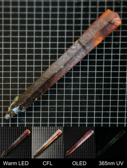 Smokestack Zincite Orange Needle Gem Specimen