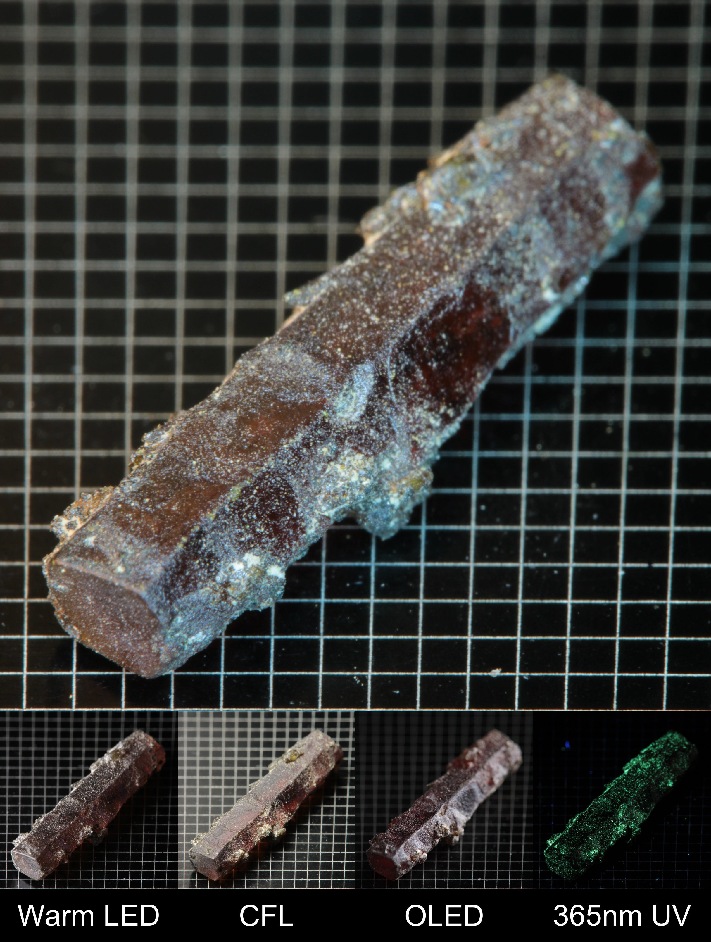 Smokestack Zincite Dark Orange Crystal Gem Specimen