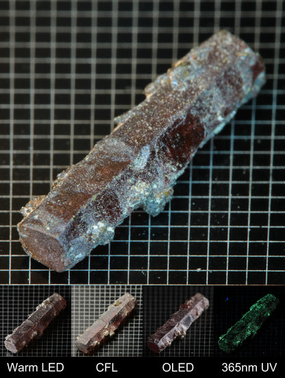 Smokestack Zincite Dark Orange Crystal Gem Specimen
