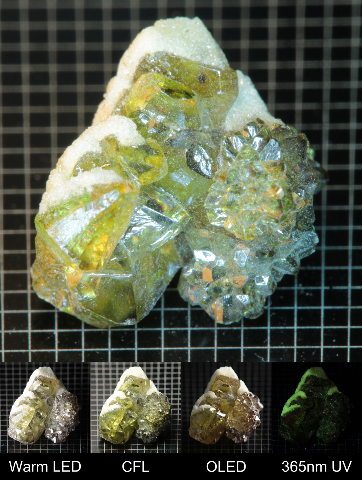 Smokestack Zincite Dark Green Cluster Gem Specimen
