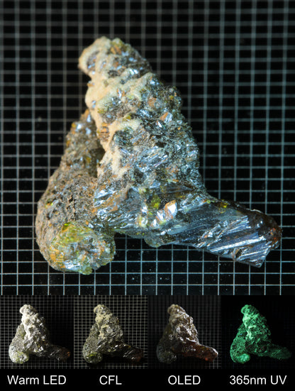 Smokestack Zincite Dark Orange Cluster Gem Specimen