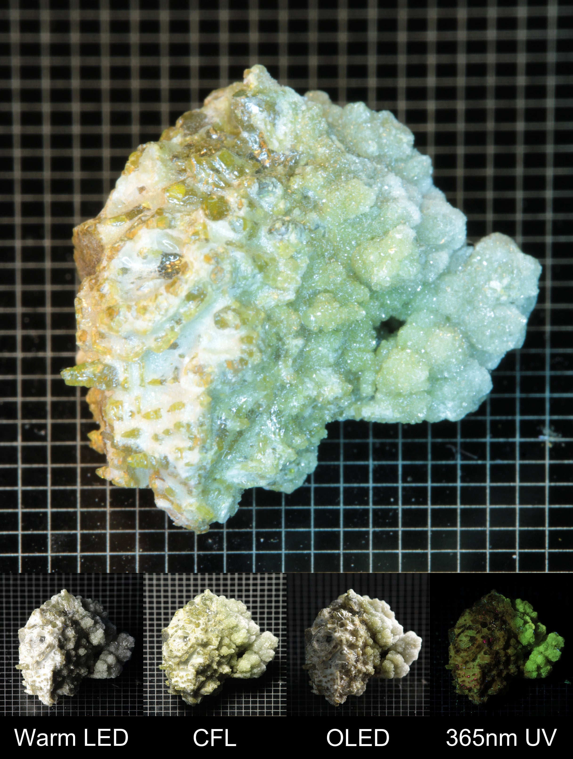 Smokestack Zincite Pastel Mix Cluster Gem Specimen