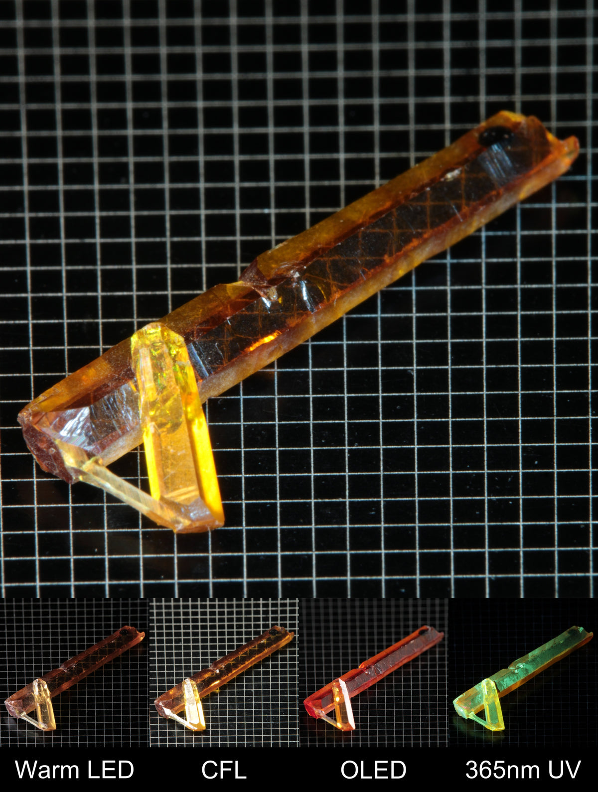 Smokestack Zincite Orange Crystal Gem Specimen