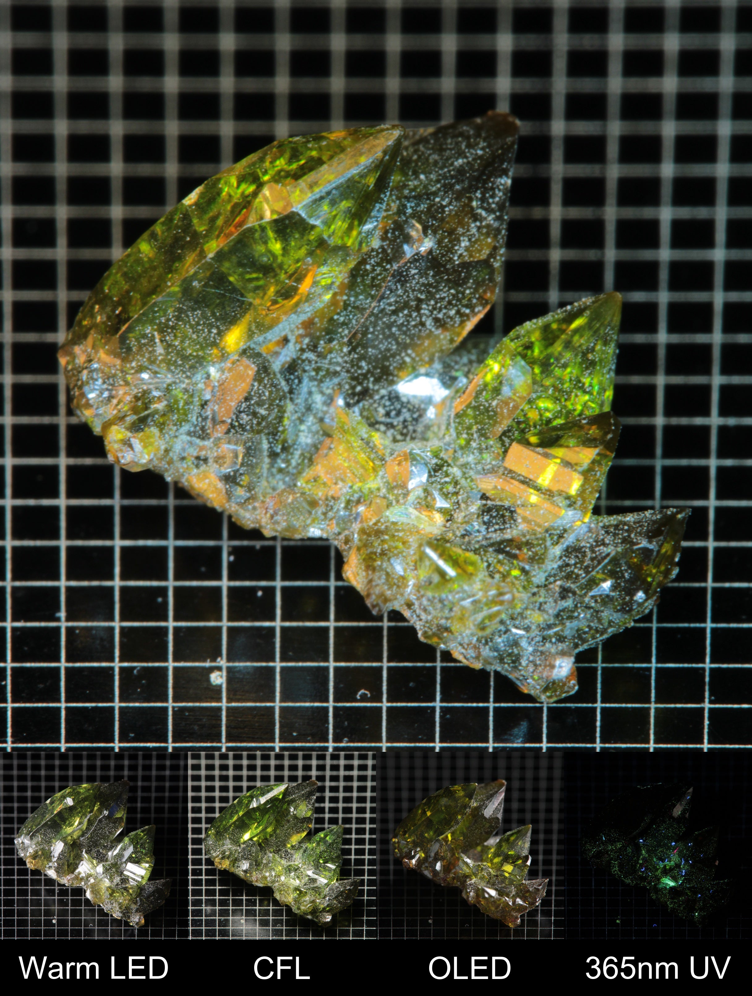 Smokestack Zincite Dark Green Cluster Gem Specimen