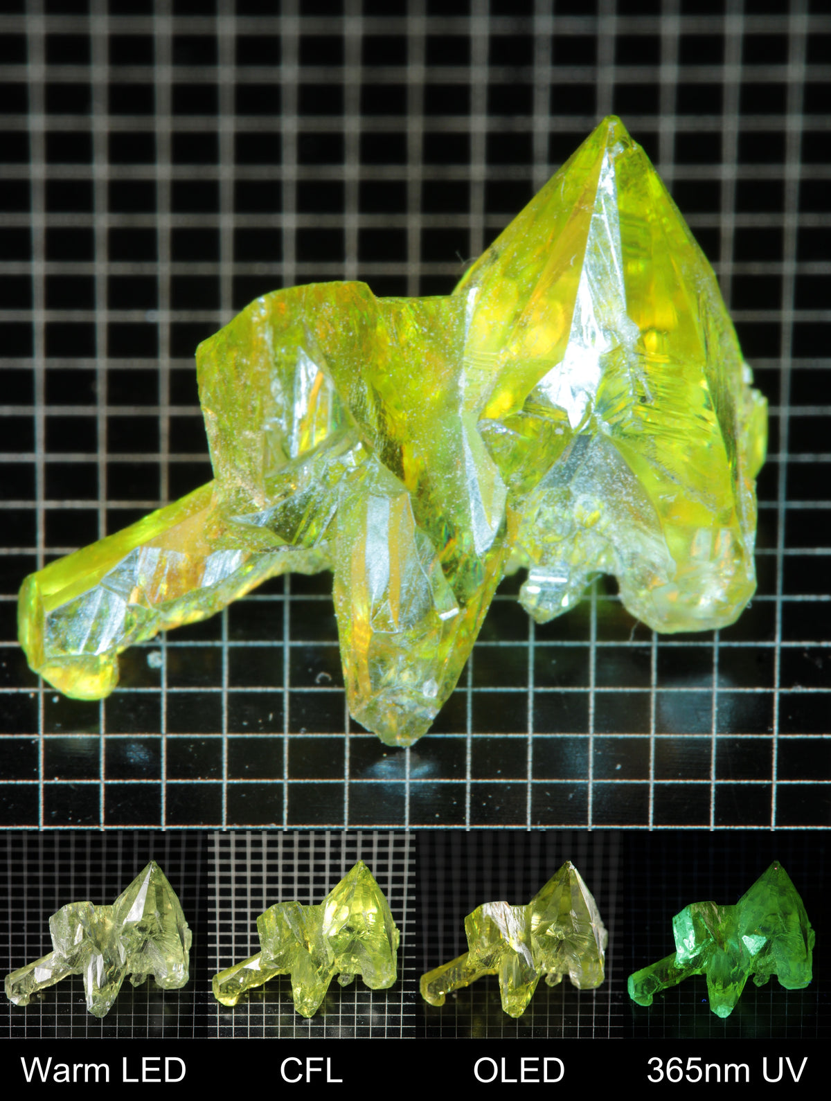 Smokestack Zincite Light Green Cluster Gem Specimen