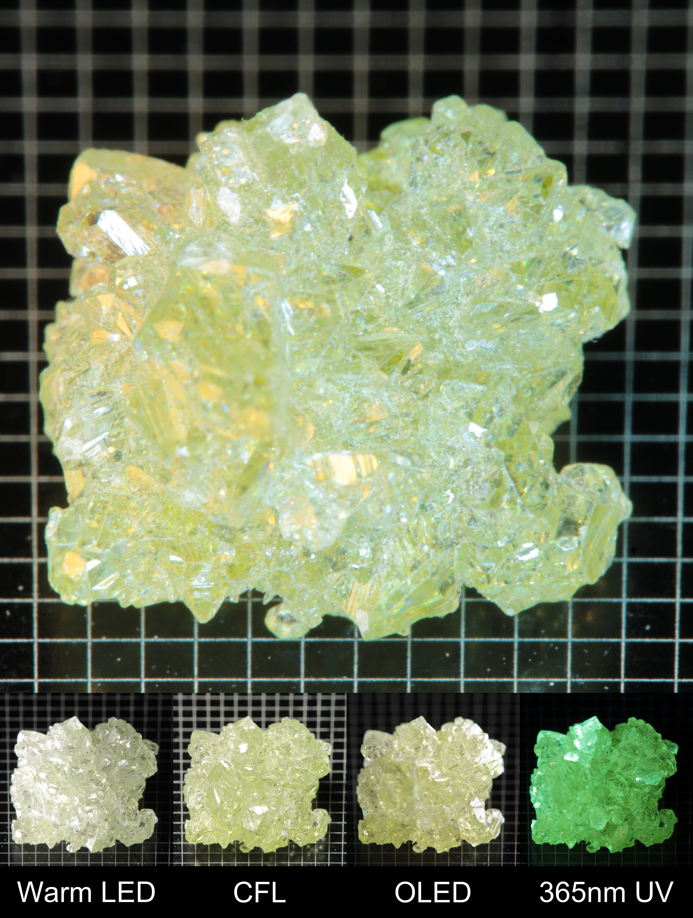 Smokestack Zincite White Cluster Gem Specimen