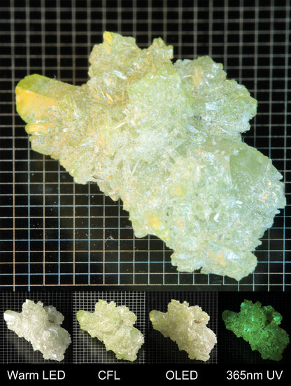 Smokestack Zincite White Cluster Gem Specimen