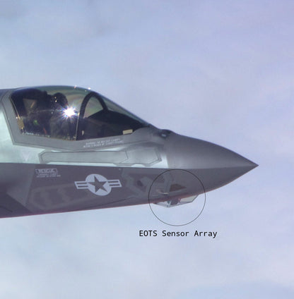 F-35 Fighter Jet Window Sapphire EOTS Cut Loose Gems (F35 Gem)