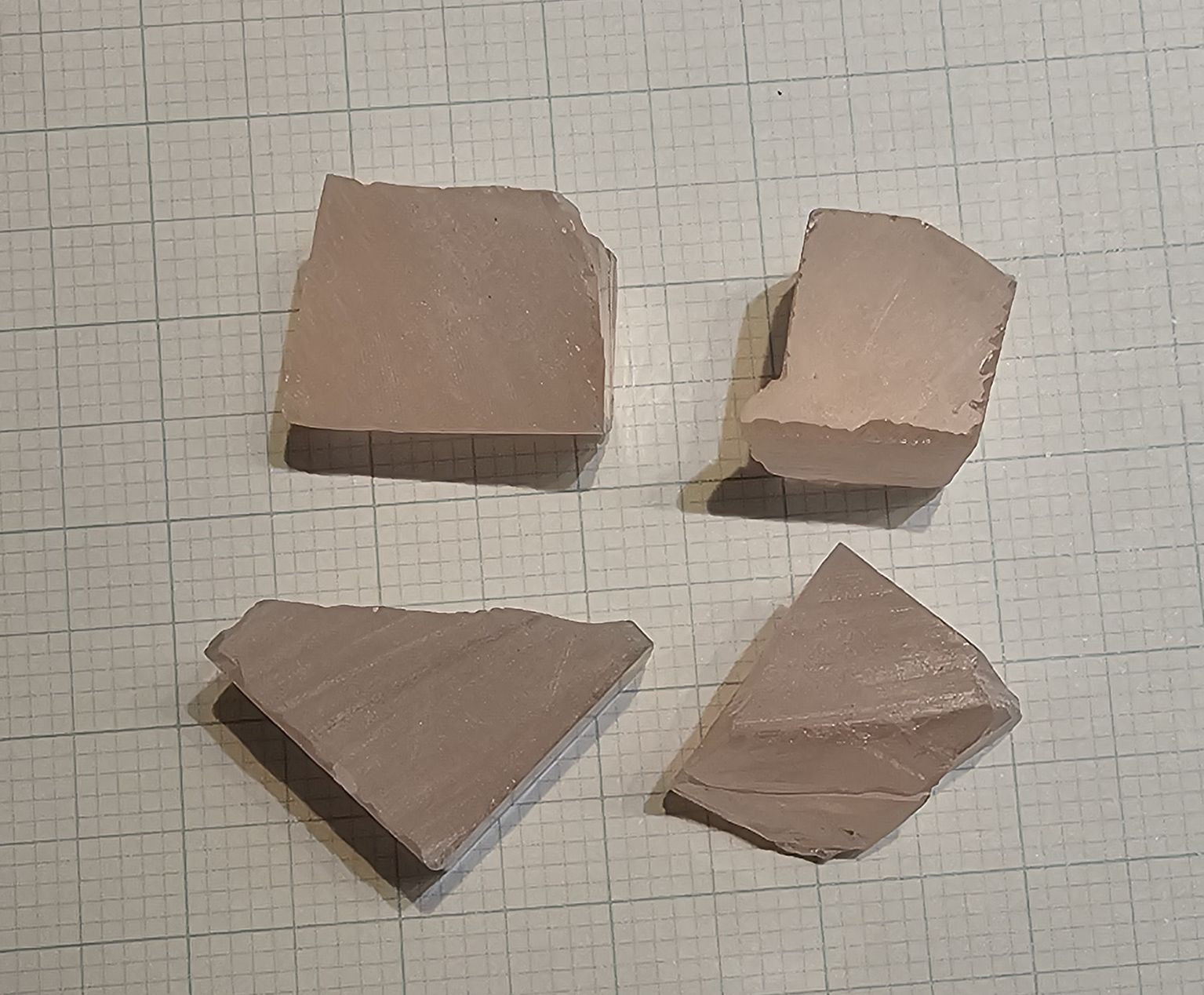 Orange Pink Lithium Niobate Facet Rough, Erbium Linobate Lab Created