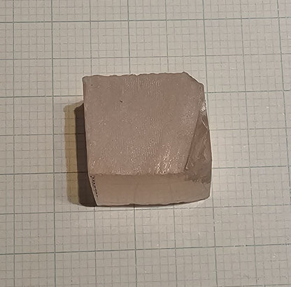 Orange Pink Lithium Niobate Facet Rough, Erbium Linobate Lab Created