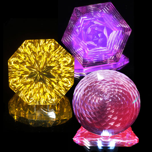 Giant Fantasy Cut Laser Garnets