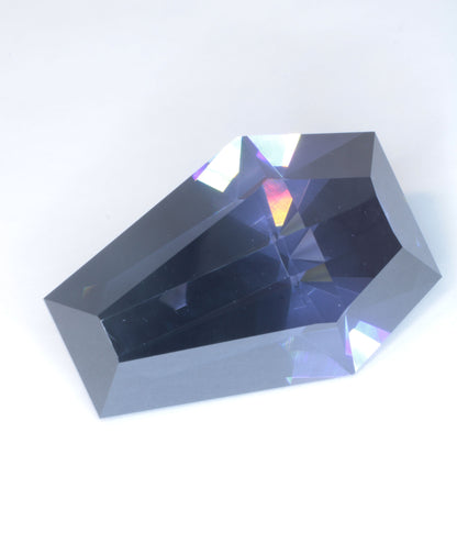 Dusk Purple Laser Garnet Custom Coffin Cut 77ct
