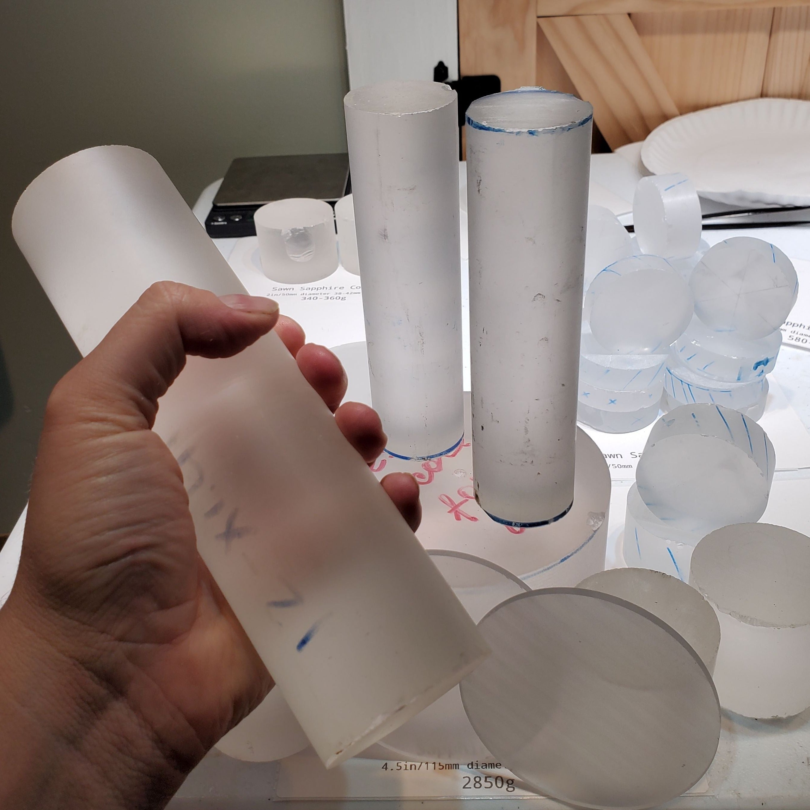 Optical Sapphire Discs, Cores and Wafers – Gems Of Science