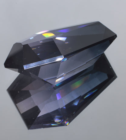 Dusk Purple Laser Garnet Custom Coffin Cut 77ct