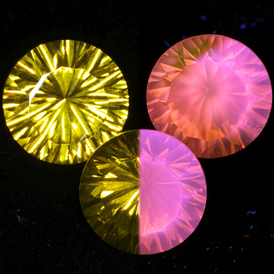 Calibrated Fantasy Cut Laser Garnets
