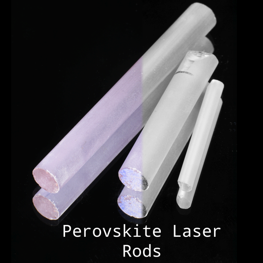 Perovskite Laser Rods, Vintage Soviet YAP Crystals