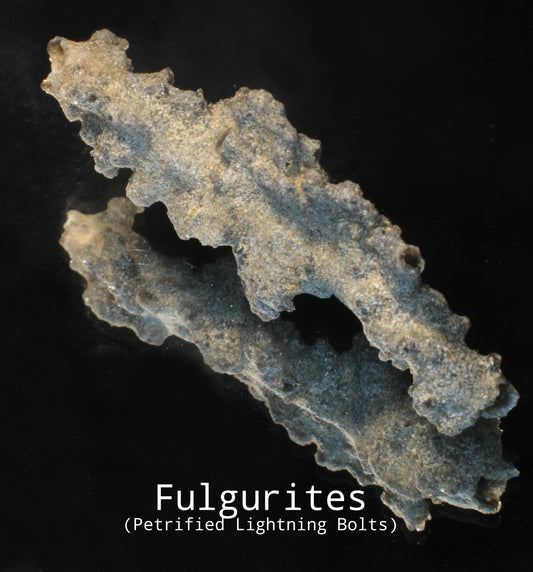 Fulgurite Specimens, Fossil Lightning Glass