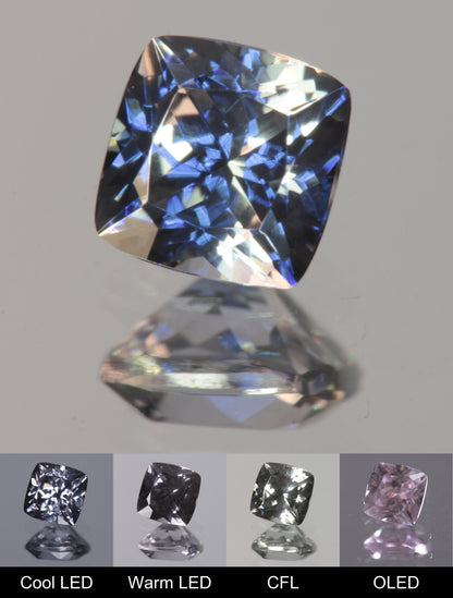 Dusk YAG Dusk Cushion Faceted Gemstone