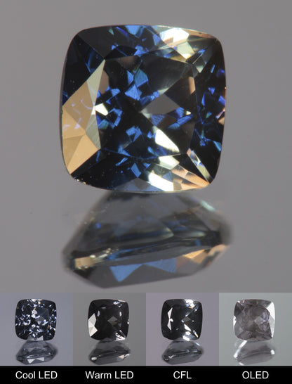 Dusk YAG Dusk Cushion Faceted Gemstone