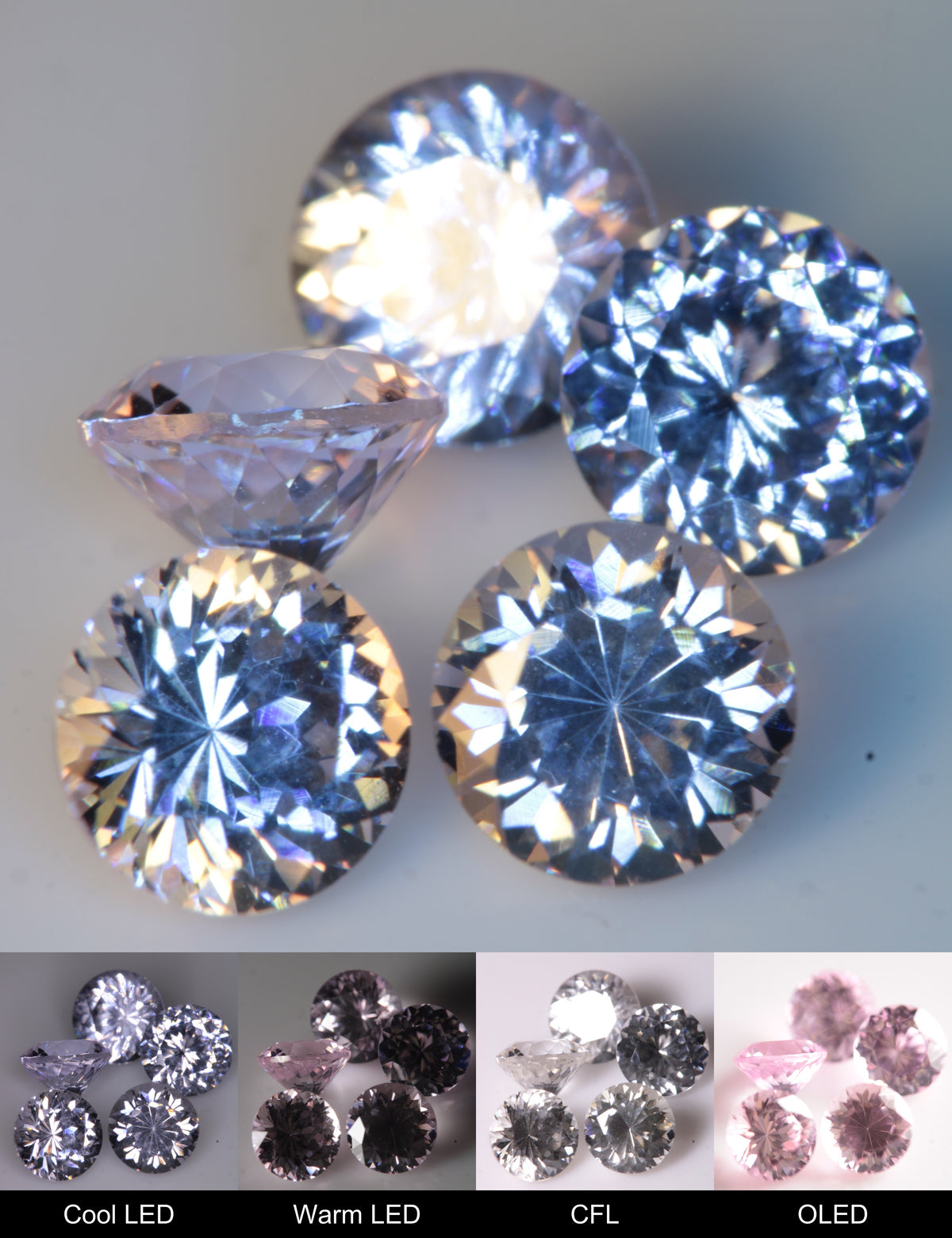 Dusk Grey Laser Garnet, Purple Grey Nd+ Laser YAG