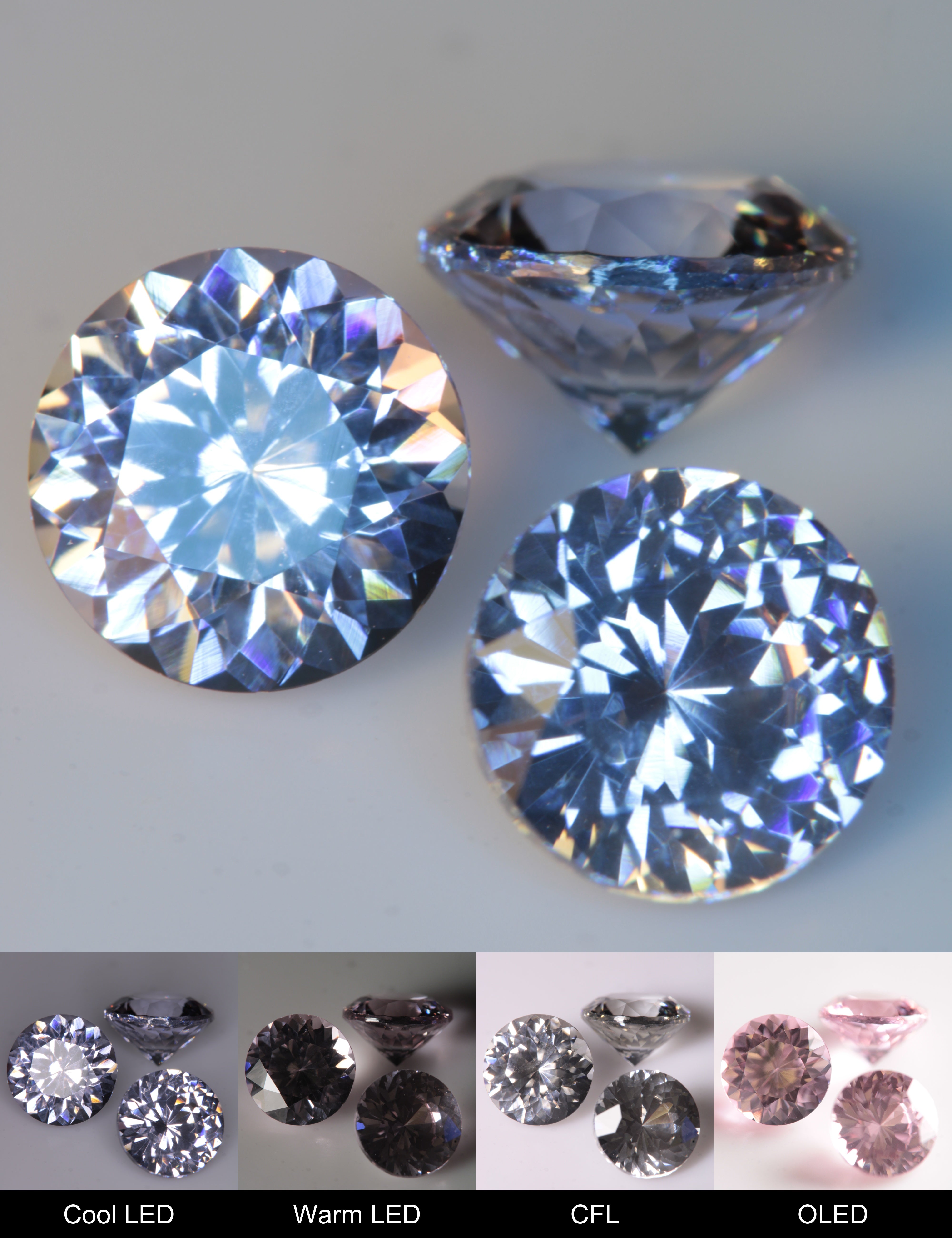 Dusk Grey Laser Garnet, Purple Grey Nd+ Laser YAG