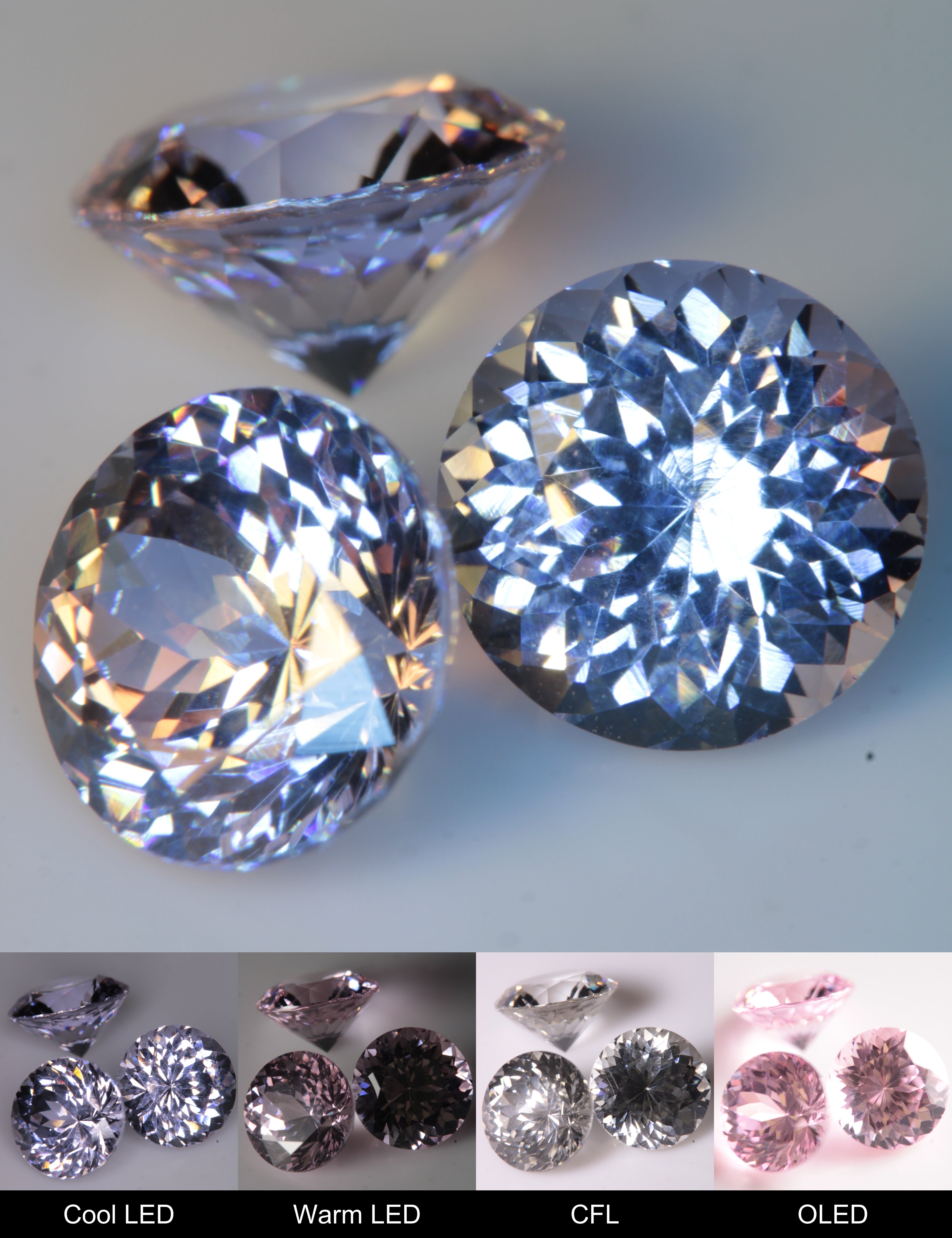 Dusk Grey Laser Garnet, Purple Grey Nd+ Laser YAG