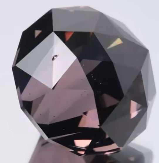 Chipped Pommel Stone in Laser Garnet Custom Cut 71ct