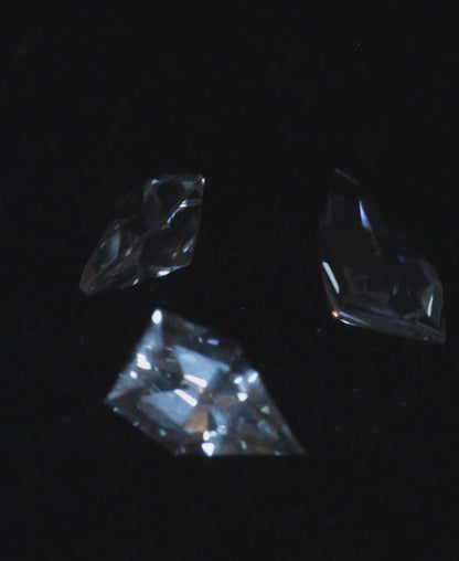 F-35 Fighter Jet Window Sapphire EOTS Cut Loose Gems (F35 Gem)