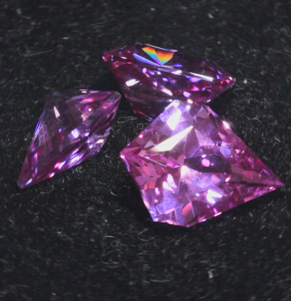SDI/'Star Wars' Laser Ruby Loose Faceted Stones, Fancy Cuts