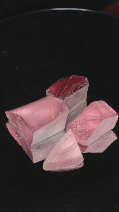 Titanium Laser Sapphire Facet Rough Lab Created Crystals