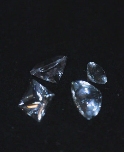 F-35 Fighter Jet Window Sapphire Loose Calibrated Gems (F35 Gems)