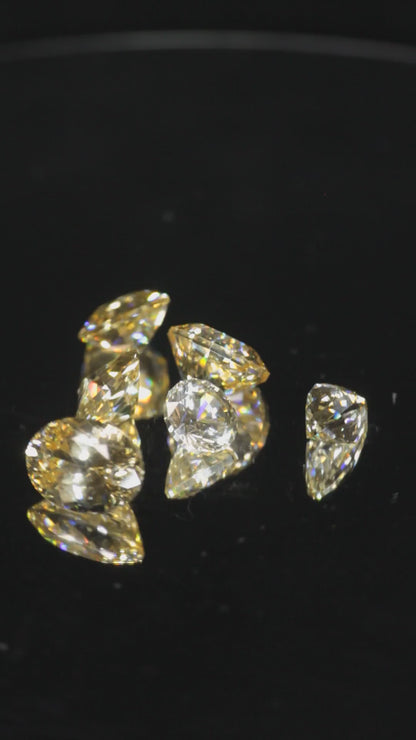 GGG Lab Garnets, Orange Loose Faceted Gemstones